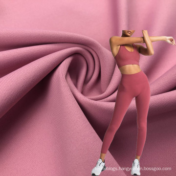 high elastic cotton feel soft compression polyester 85 elastane 15 sportswear fabric for bras and pants